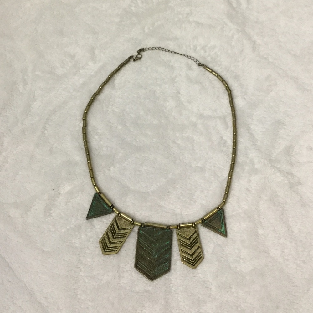 BOHO CHEVRON NECKLACE - necklace